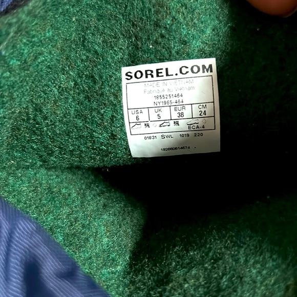 Sorel "Flurry" Youth, Big kids Insulated Snow Rain Winter Boots SZ6 GUC - Picture 5 of 6